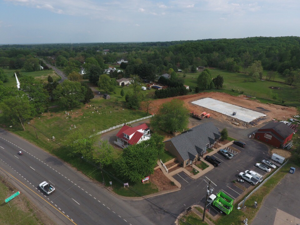 Delta Paint Building Aerial View